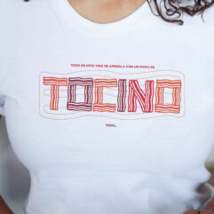 Camiseta - TODO SE ARREGLA CON TOCINO - Mujer